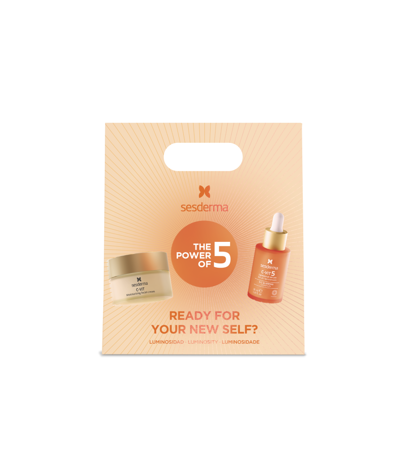 ПРОМОНАБОРSESDERMA:C-VIT 5 Сыворотка 30мл +C-VIT Крем увлажняющий 50мл