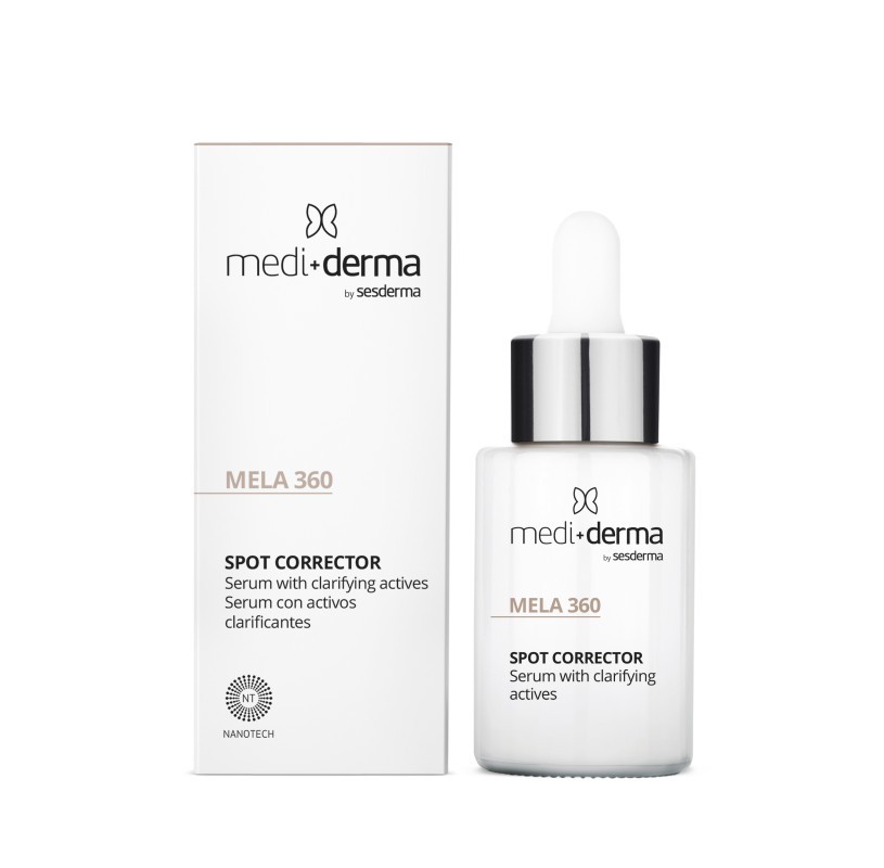 MELA 360 SPOT CORRECTOR - Сыворотка для лица липосомальная депигментирующая, 30 мл