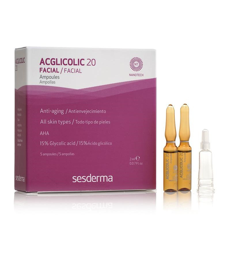 Acglicolic 20 - Омолаживающее увлажняющее средство в  ампулах(MD)