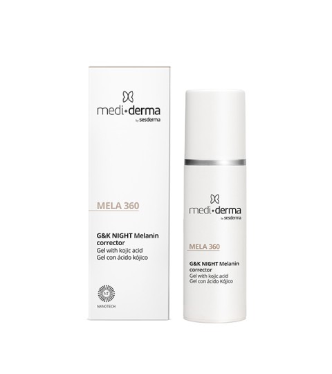 MELA 360 G&K NIGHT Melanin corrector - Гель для лица депигментирующий, 30 мл