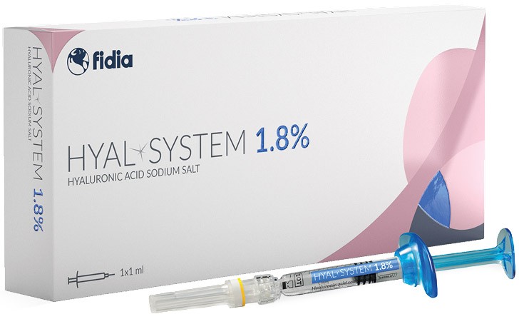 HYAL-SYSTEM 1.8%, материал для заполнения мягких тканей, 1 мл, №1