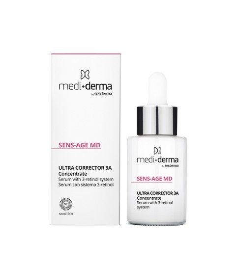 SENS-AGE MD ULTRA CORRECTOR 3A Concentrate - Сыворотка для лица липосомальная антивозрастная, 30 мл.