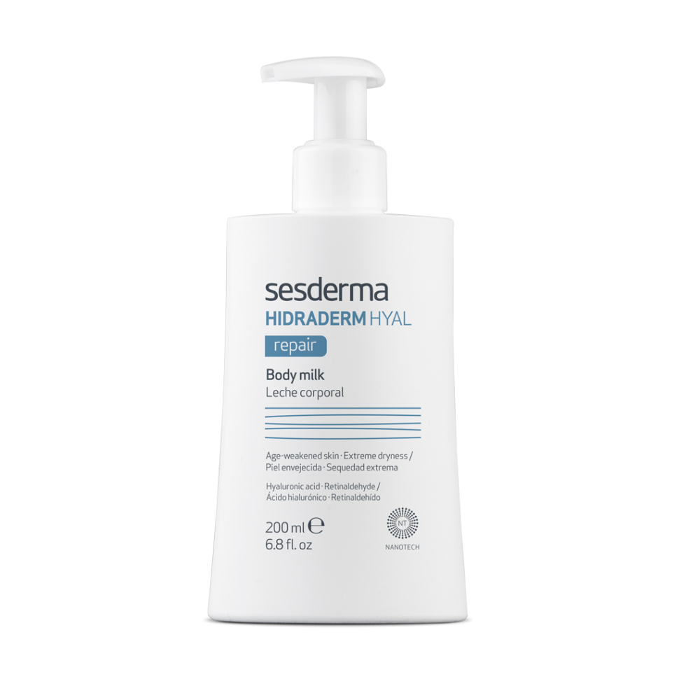 HIDRADERM HYAL REPAIR - Восстанавливающее молочко для тела, 200 мл
