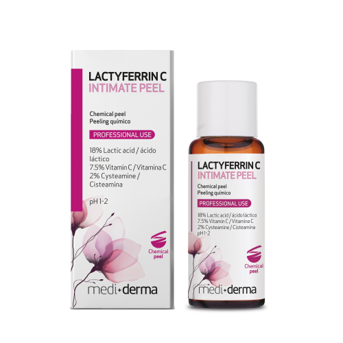 LACTYFERRIN C Intimate peel Пилинг на основе молочной кислоты с витамином С, 20 мл