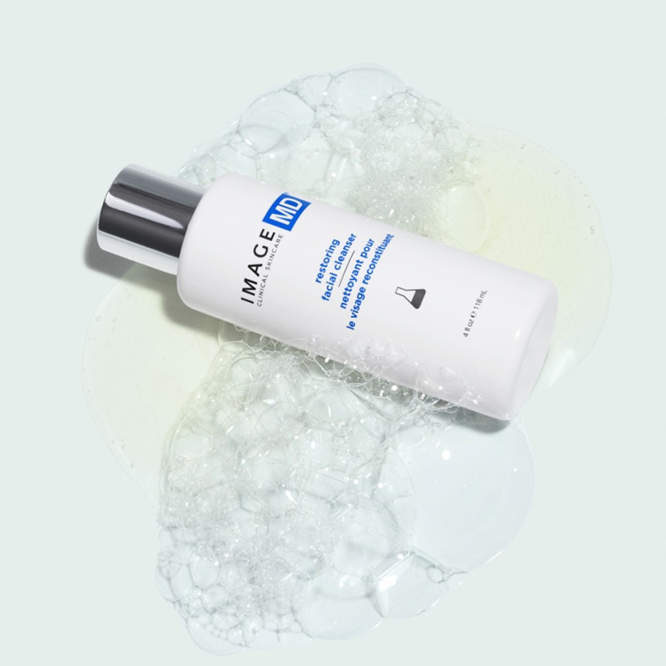 IMAGE MD Restoring Facial Cleanser - Очищающий гель МД с AHA и BHA, 118 мл