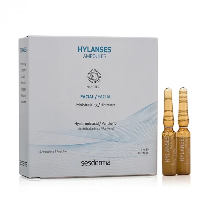 HYLANSES Ampoules – Средство в ампулах увлажняющее, 5 шт. по 2 мл срок 12.2024