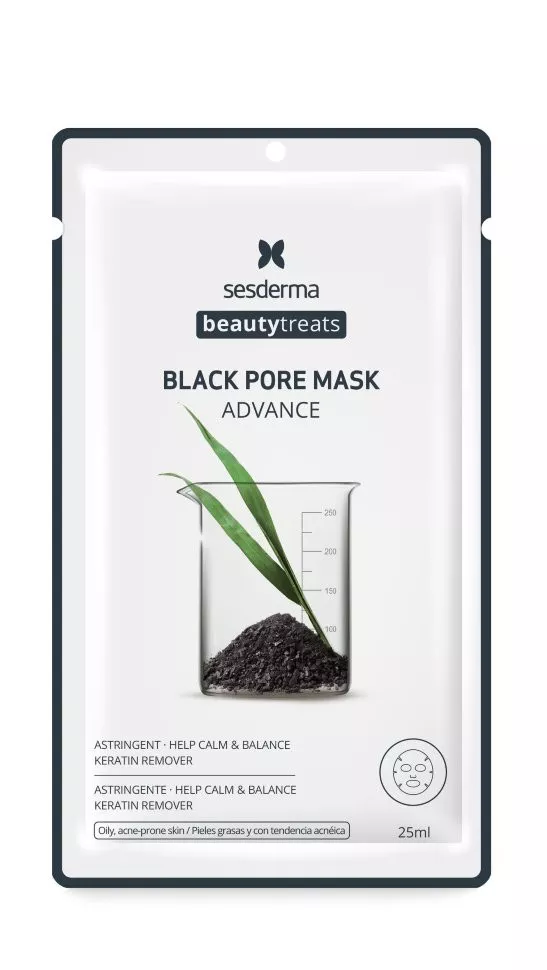 BEAUTYTREATS Black pore mask - Маска очищающая для лица срок 10.22