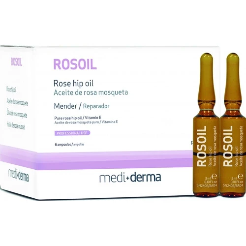 ROSOIL Rose hip oil – Масло шиповника регенерирующее в ампулах, 6 шт. по 3 мл срок 10.24