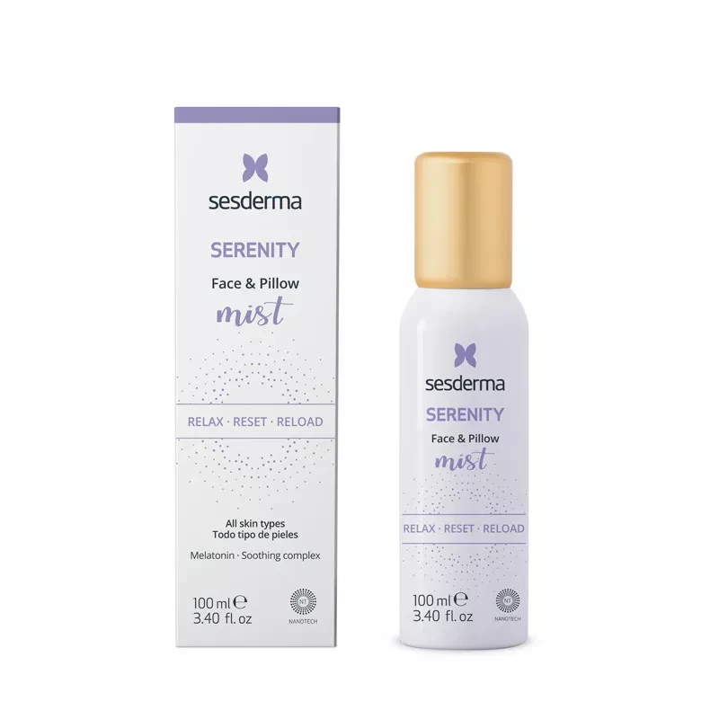 SERENITY Face & Pillow Mist - Спрей-мист ночной для лица и подушки, 100 мл срок 10.24