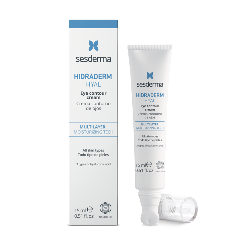 HIDRADERM HYAL Eye contour cream – Крем-контур для зоны вокруг глаз, 15 мл CERAMIC APPLICATOR [M]