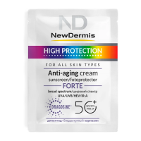 Саше HIGH PROTECTION ANTI-AGING CREAM FORTE - Дневной омолаживающий крем ФОРТЕ  SPF 50+ PPD 24, 4 мл