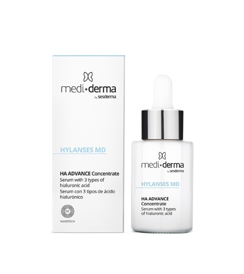 HYLANSES MD HA ADVANCE Concentrate - Сыворотка для лица липосомальная увлажняющая, 30 мл [M].