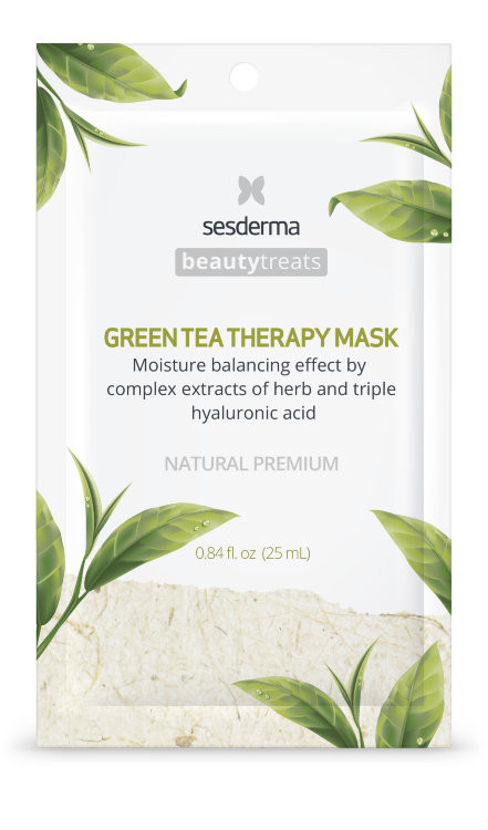 BEAUTYTREATS Green tea therapy mask - Маска увлажняющая д/лица