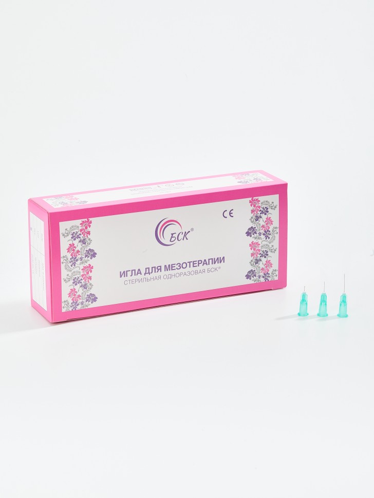 БСК  Игла для микроинъекций 32G 0.23x4mm 1шт 