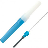 Игла двусторонняя Improvacuter, голубая 23G *1 1/2 (0,6 х 38 мм) 