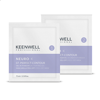 NEURO-K - 07.PERFECT-CONTOUR Peel-off Masks - Альгинатная маска, 15 г + 75 мл