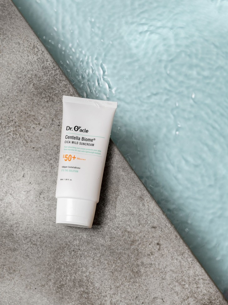 CentellaBiome Cica Mild Suncream SPF50+ Легкий солнцезащитный крем с центеллой азиатской, 50мл CentellaBiome Cica Mild Suncream SPF50+ Легкий солнцезащитный крем с центеллой азиатской, 50мл