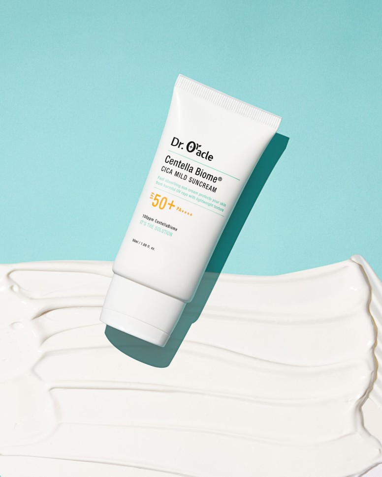 CentellaBiome Cica Mild Suncream SPF50+ Легкий солнцезащитный крем с центеллой азиатской, 50мл CentellaBiome Cica Mild Suncream SPF50+ Легкий солнцезащитный крем с центеллой азиатской, 50мл