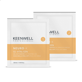 NEURO-K - 02. VITAL-GEN Peel-off Masks - Альгинатная маска, 15 г + 130 мл