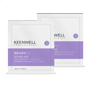  NEURO-K - 03. PRO-AGE Peel-off Masks - Альгинатная маска, 15 г + 130 мл