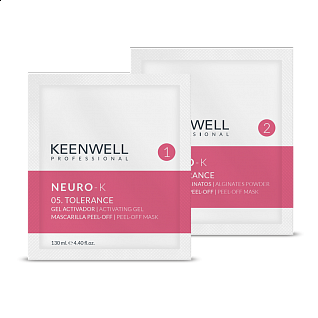 NEURO-K - 05. TOLERANCE Peel-off Masks - Альгинатная маска, 15 г + 130 мл