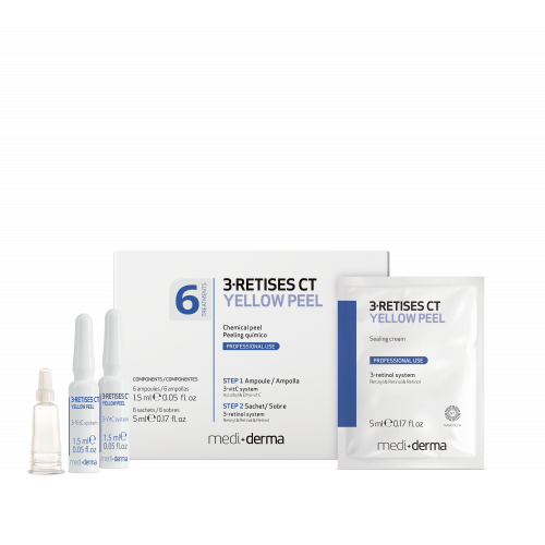 3-RETISES CT Yellow peel – Пилинг желтый с системой 3-ретинол, 6 амп. по 1,5 мл + 6 саше по 5 мл [M].