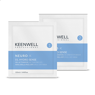 NEURO-K - 01.HYDRO-SENSE Peel-off Masks - Альгинатная маска, 15 г + 130 мл
