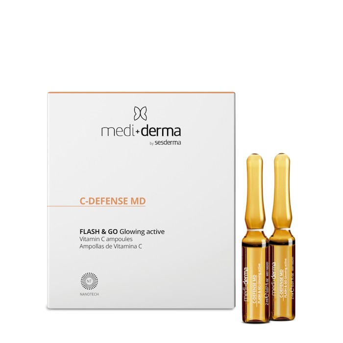 C-DEFENSE MD FLASH & GO GLOWING active? 5*2мл, Средство ревитализирующее в ампулах