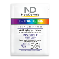 Саше HIGH PROTECTION INVISIBLE — Дневной омол-щий гель-крем c невидимым финишем SPF 50+ PPD 24, 4 мл