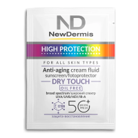 Саше ДНЕВНОЙ ОМОЛАЖИВАЮЩИЙ КРЕМ-ФЛЮИД С МАТИРУЮЩИМ ЭФФЕКТОМ SPF 50+ PPD 24 &quot;NEWDERMIS&quot;. 4мл 