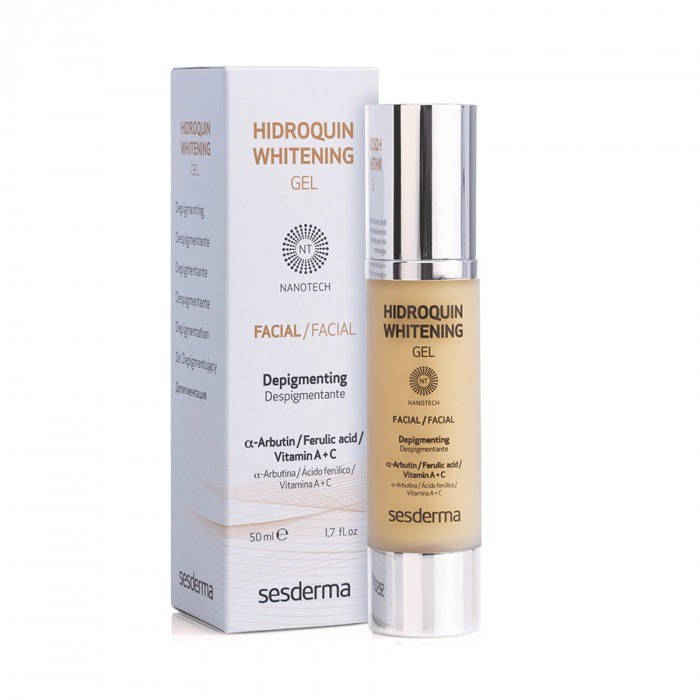 HIDROQUIN WHITENING Facial gel depigmenting - Гель депигментирующий, 50 мл [M].