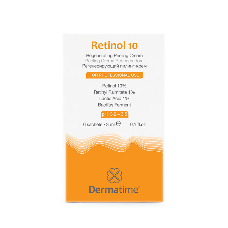 RETINOL 10-Регенерирующий пилинг-крем (6саше по 3мл)