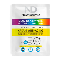 Саше HIGH PROTECTION ANTI-AGING CREAM - Омолаживающий солнцезащитный крем SPF 50+ PPD24, 4 мл
