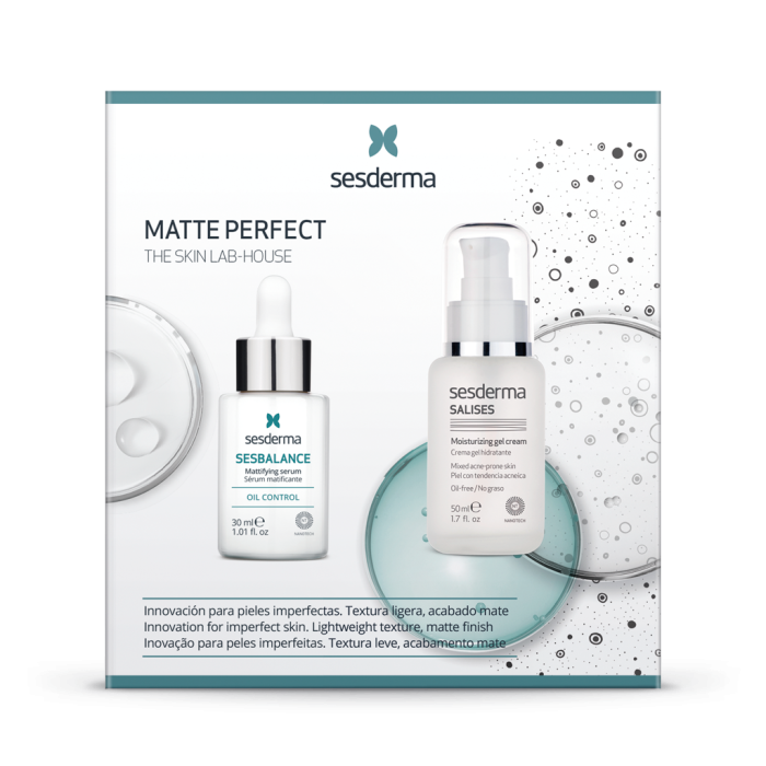 ПРОМОНАБОР SESDERMA:SESBALANCE serum - Сыворотка, 30мл. +  SALISES gel cream - Гель-крем, 50 мл.
