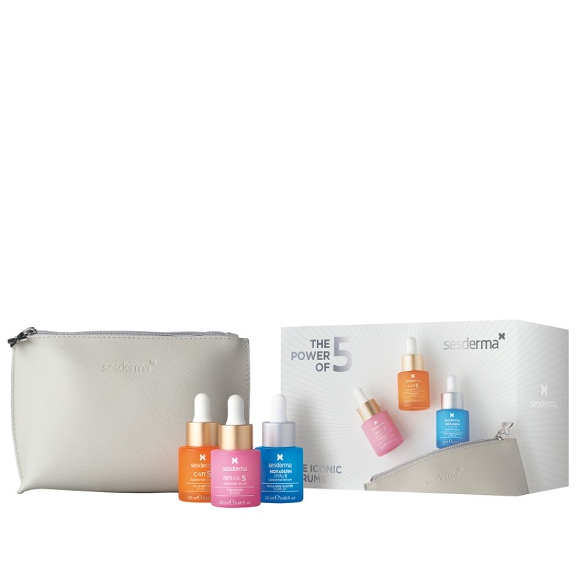 ПРОМОНАБОР MINITALLAS SESDERMA: C-VIT 5 Liposomal serum, HIDRADERM HYAL 5 Lipos Serum, RETI-AGE [M].