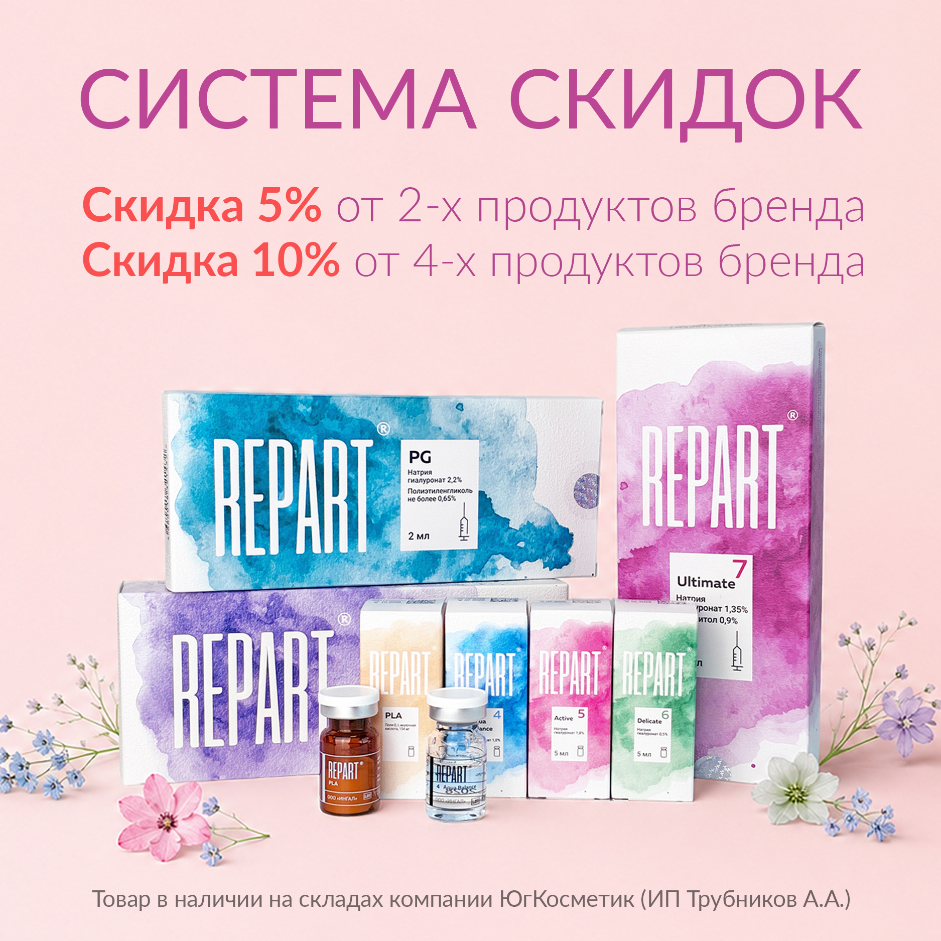 СИСТЕМА СКИДОК НА ПРЕПАРАТЫ REPART